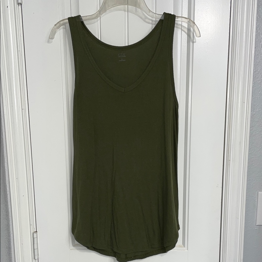Anna Forest Green Tank Top